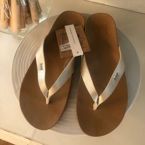 Reef Women’s Sandals, BNWT, Size 8, Tan & Champaign Colored
